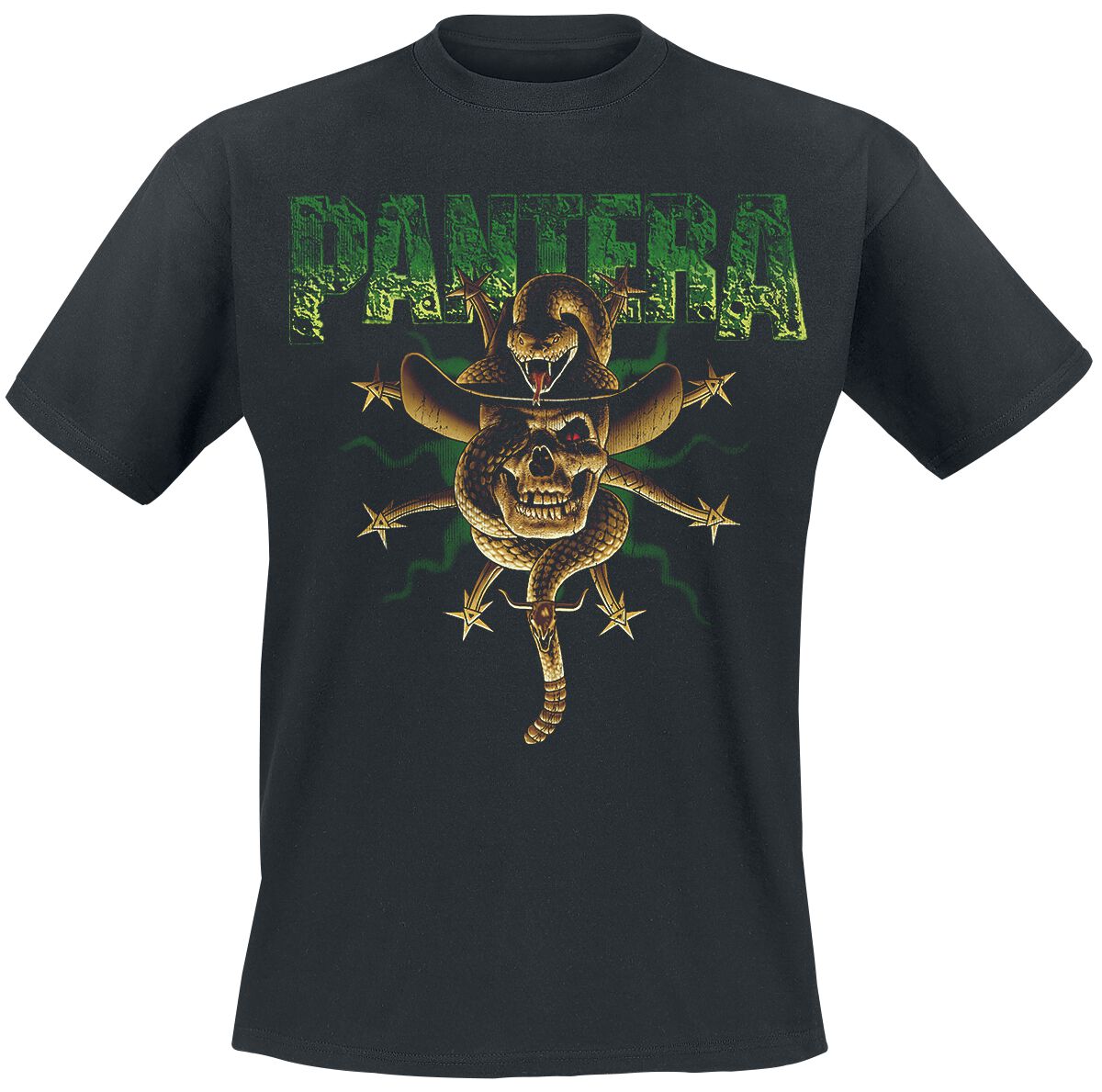Pantera Snakes Skull Trend Kill Vintage T-Shirt black