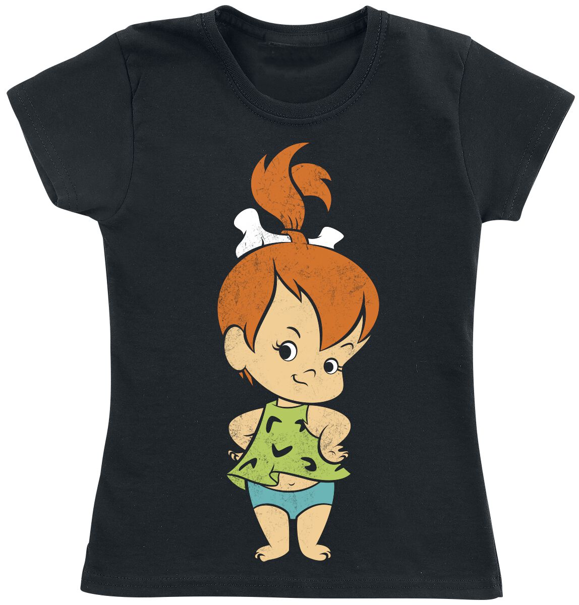 The Flintstones Angry Pebbles T-Shirt black