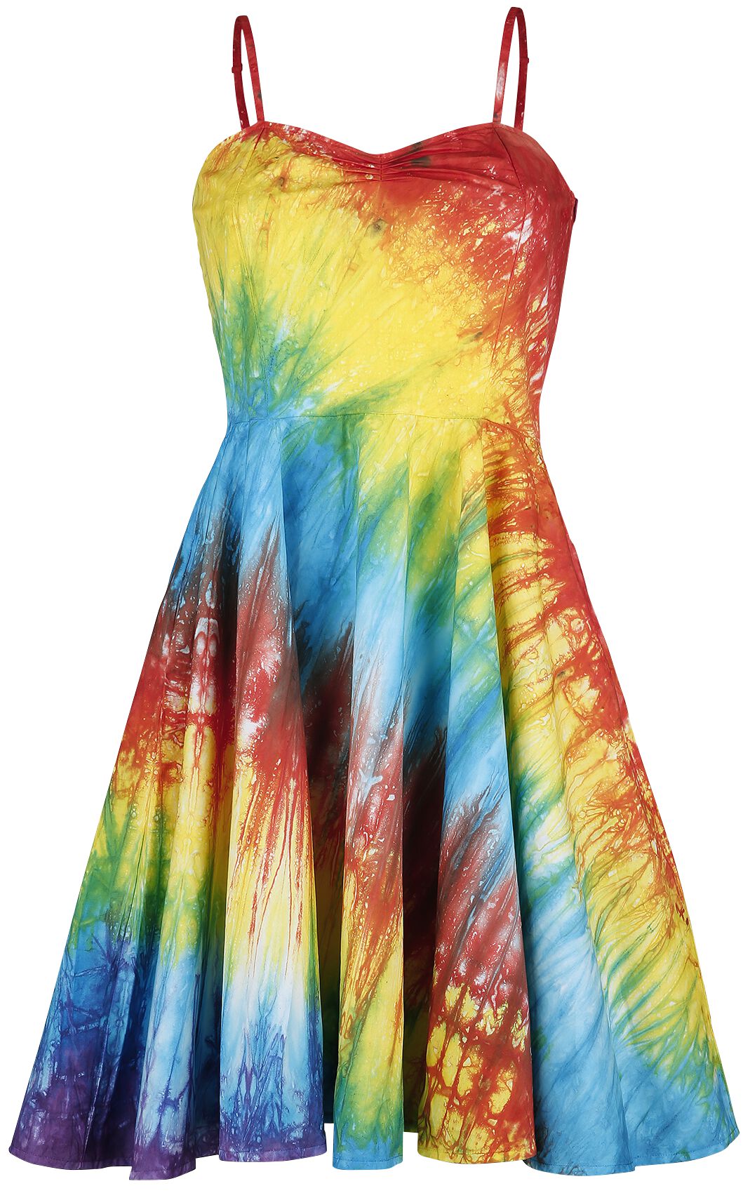 Robe mi-longue de Rockabella - Robe Lani - XS à XL - pour Femme - multicolore