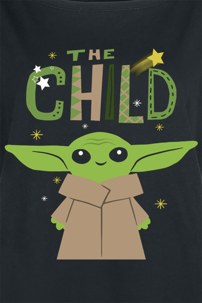 Star Wars The Mandalorian - The Child T-Shirt schwarz