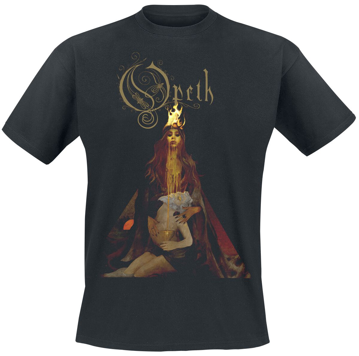 Image of Opeth Firewoman T-Shirt schwarz