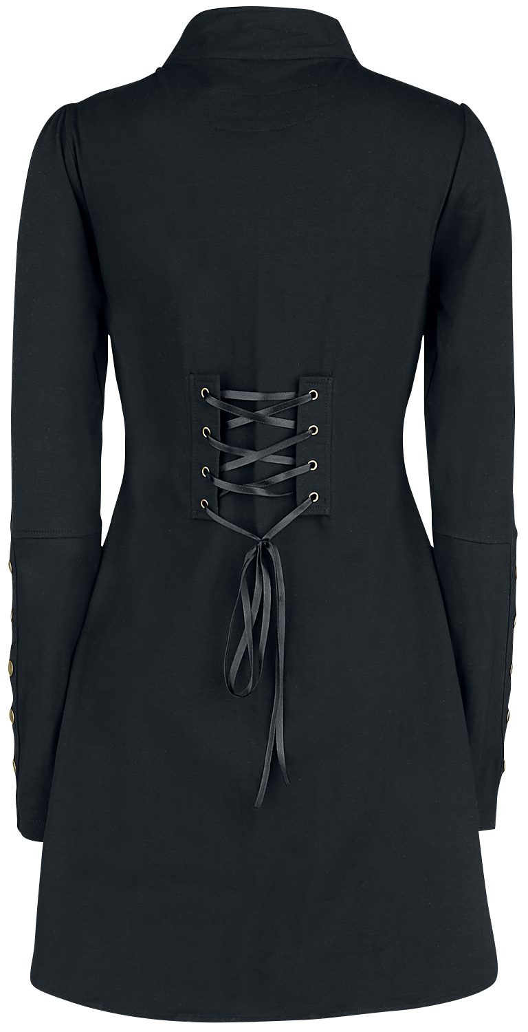 Heartless - Gothic Cardigan - Legacy Cadigan - XS bis M - für Damen - Größe XS - schwarz/braun