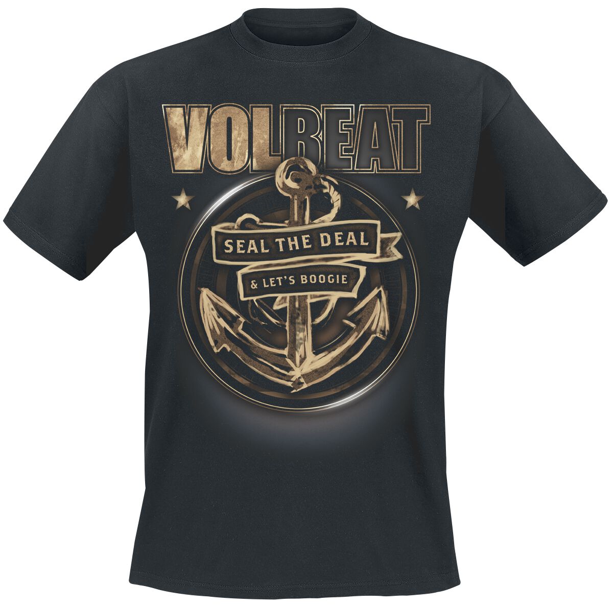 Levně Volbeat Anchor Tričko černá