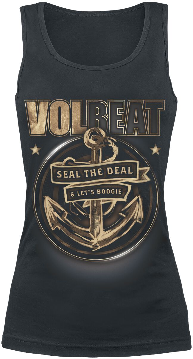 Image of Volbeat Anchor Girl-Top schwarz