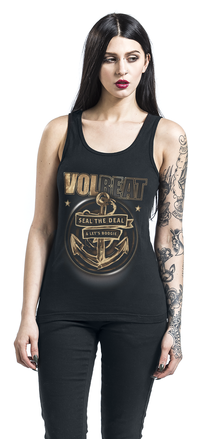 Thumbnail - Volbeat Anchor Top schwarz in XXL