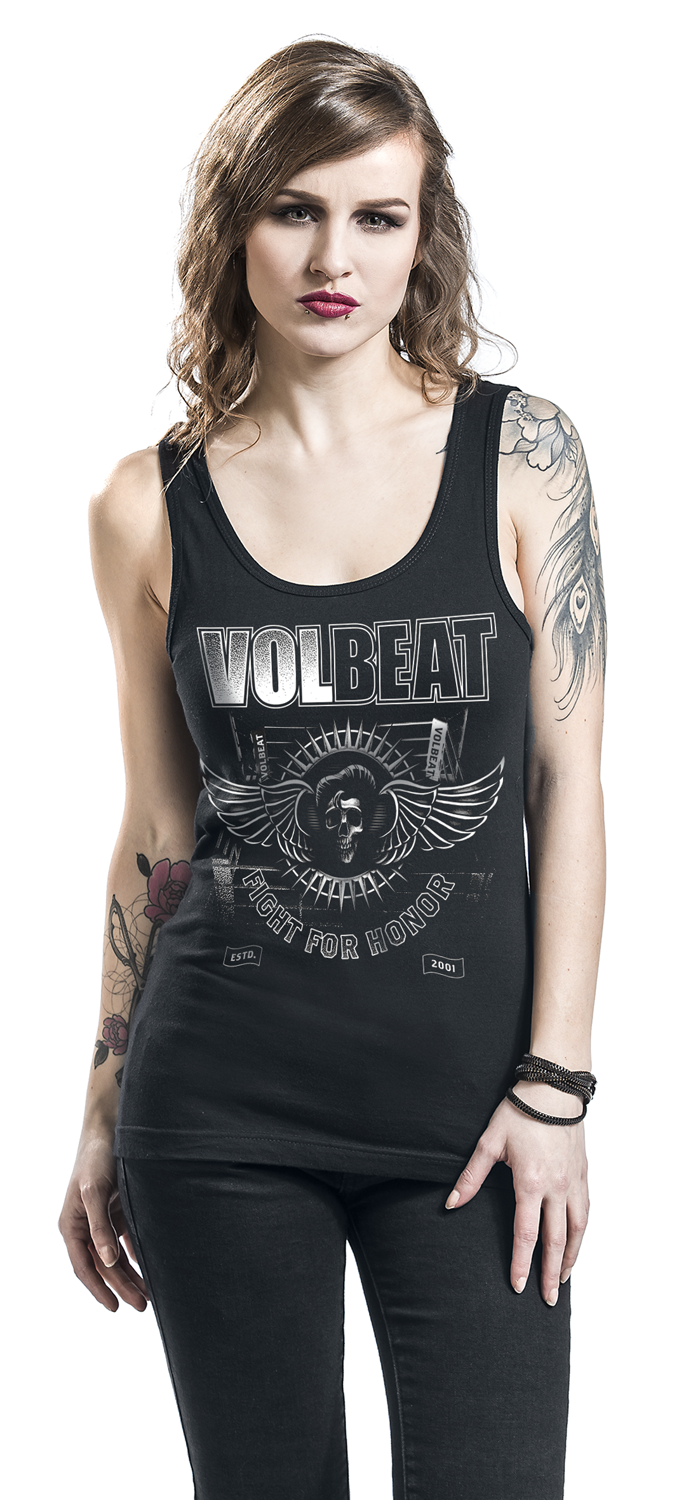 Thumbnail - Volbeat Fight For Honor Top schwarz in XL