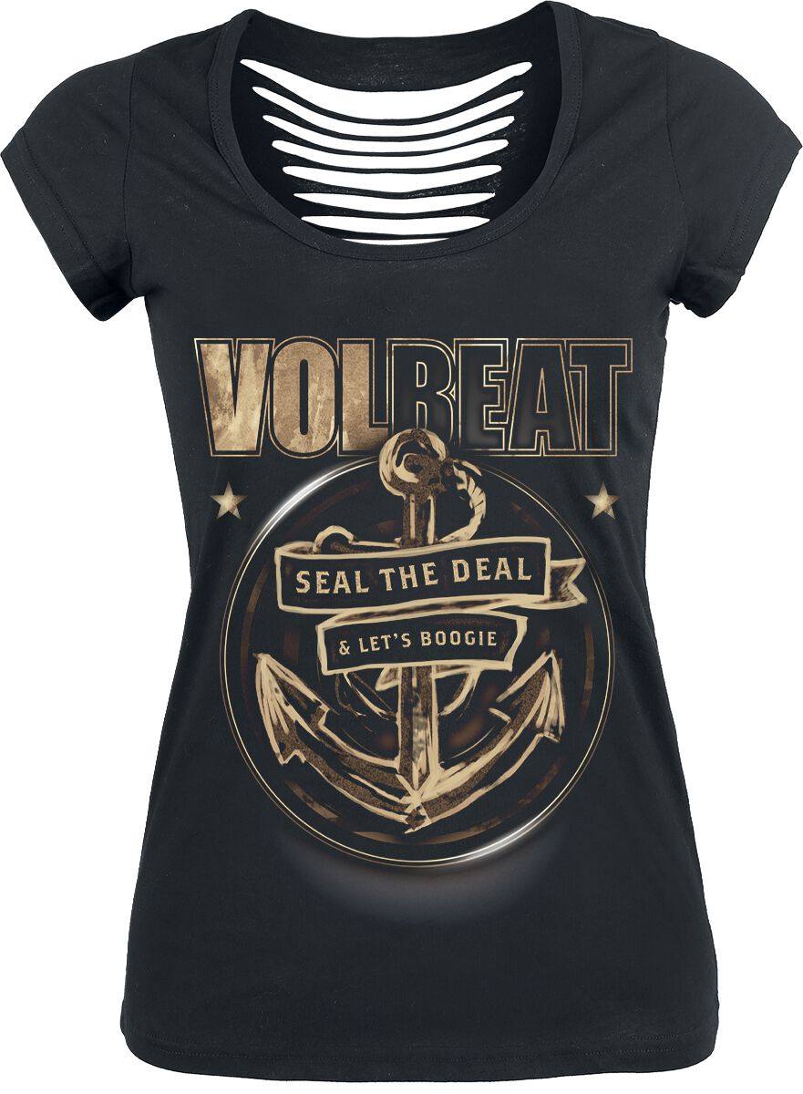 Volbeat T-Shirt - Anchor - XS bis XL - für Damen - Größe L - schwarz  - EMP exklusives Merchandise!