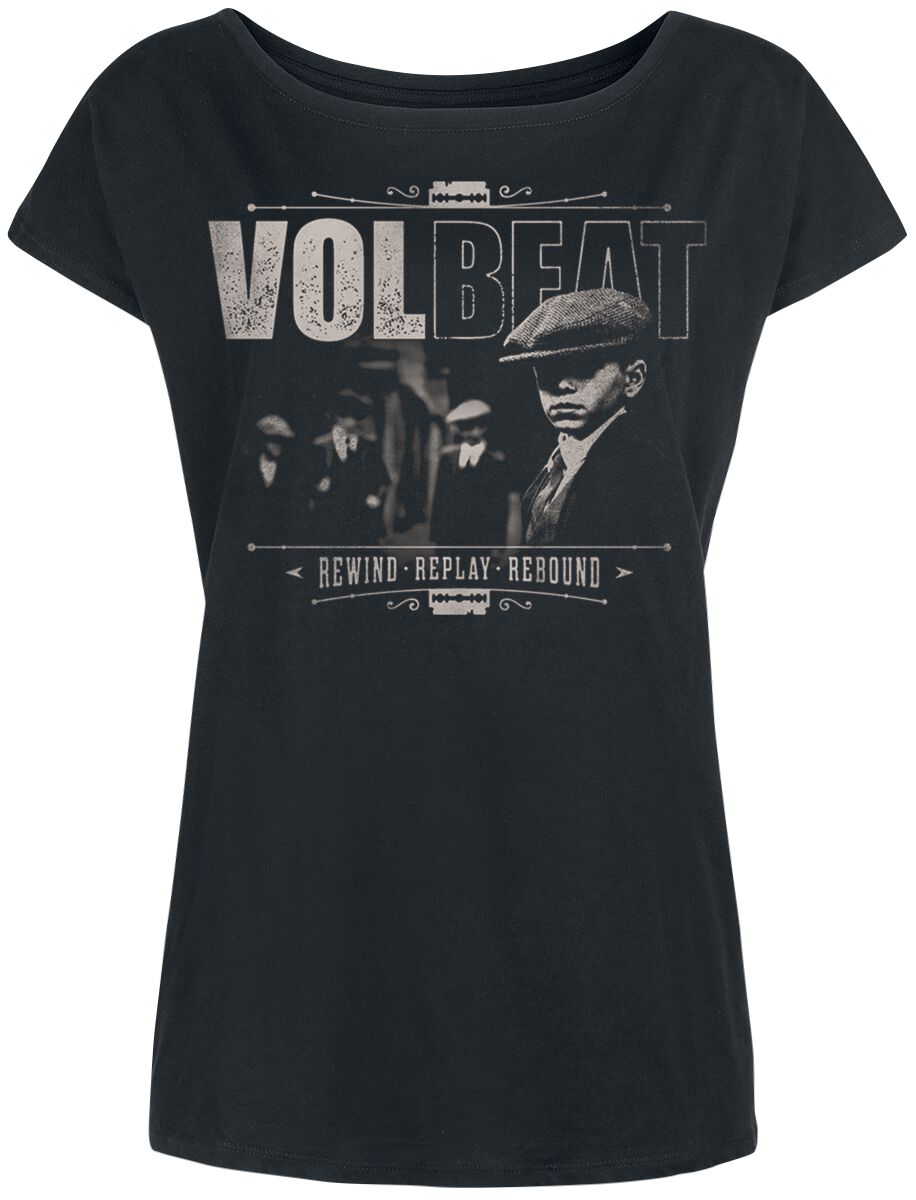 T-Shirt Manches courtes de Volbeat - The Gang - S à XXL - pour Femme - noir