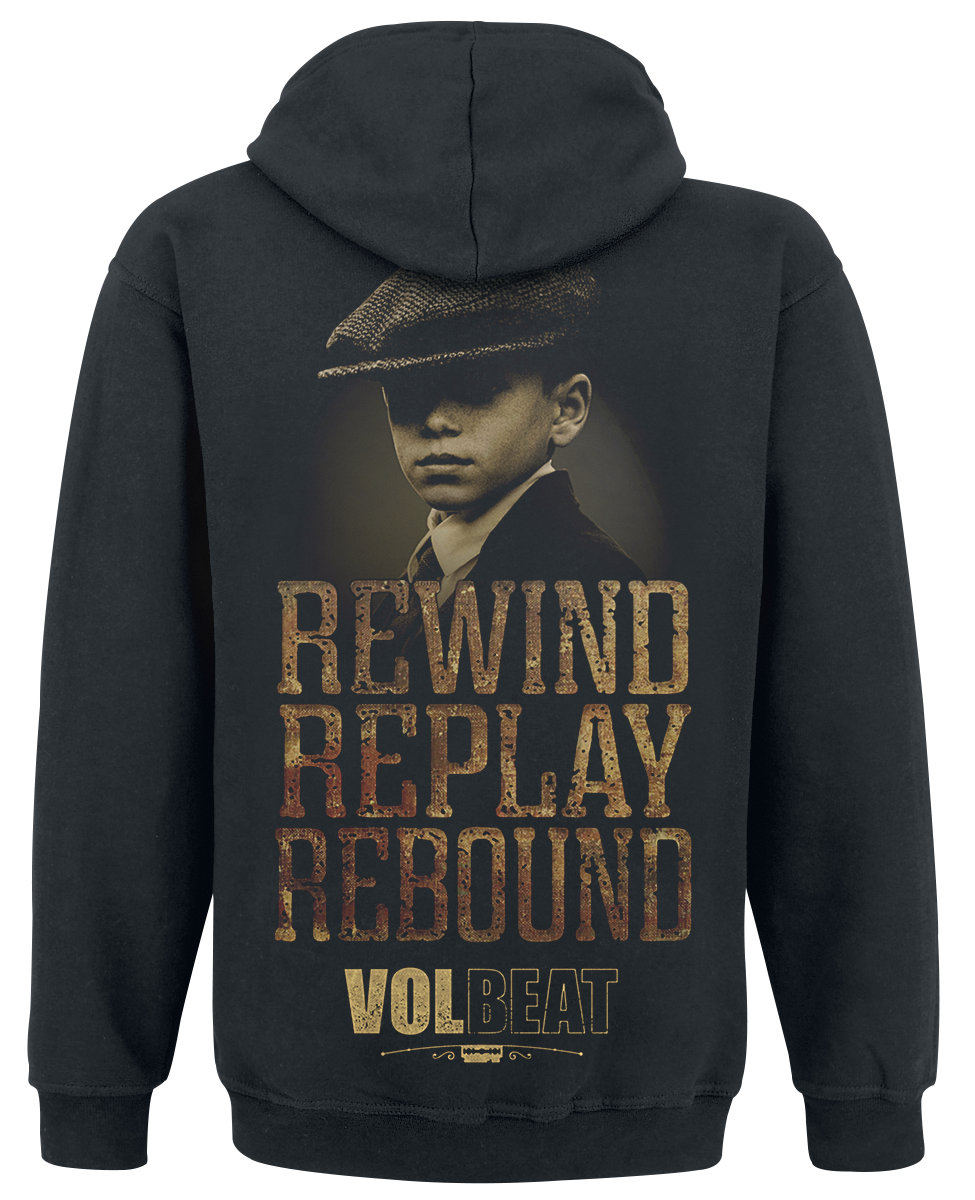 Volbeat Big Letters Kapuzenpullover schwarz