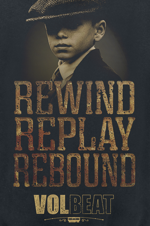 Volbeat Big Letters Kapuzenpullover schwarz