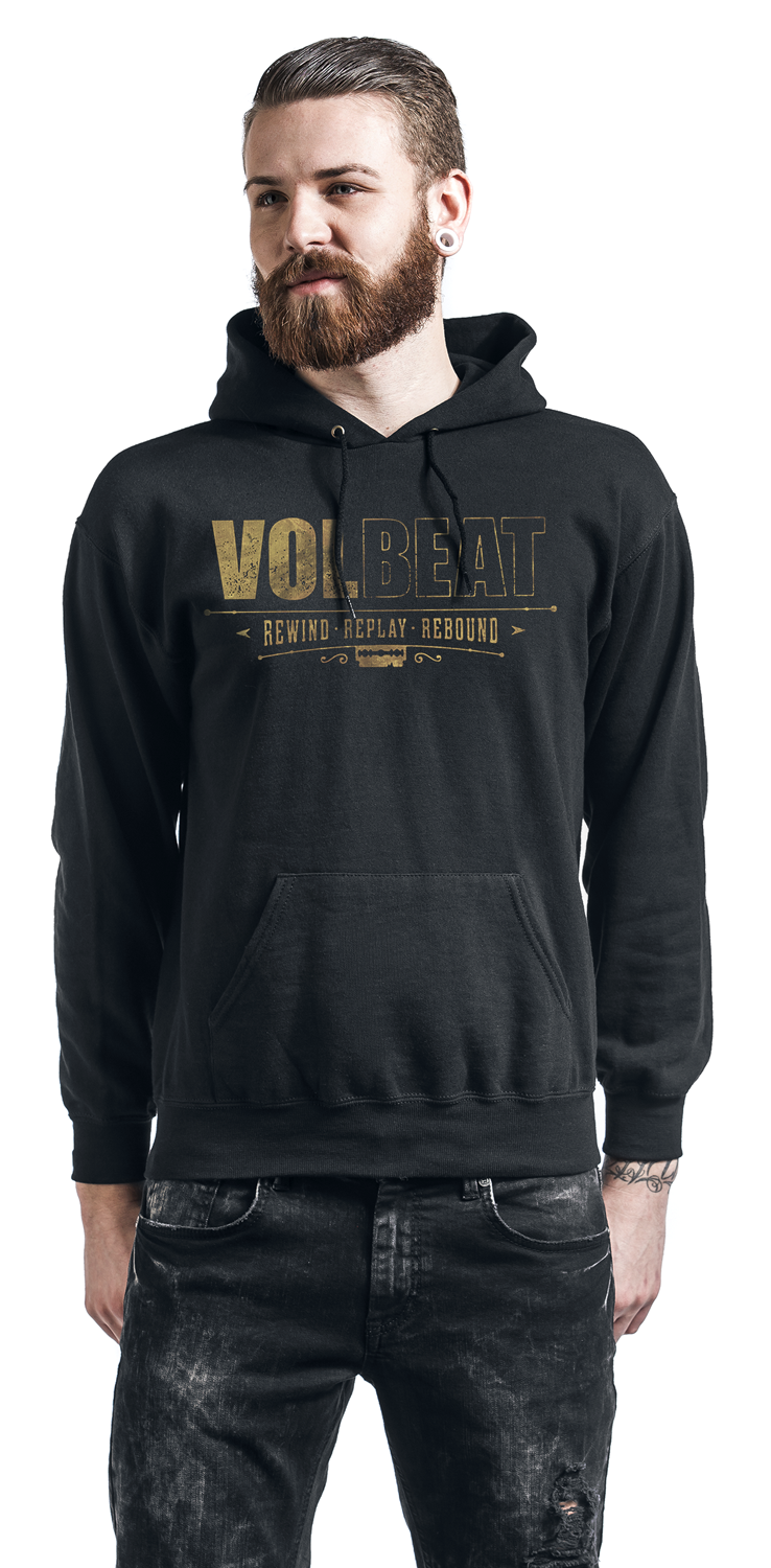 Volbeat Big Letters Kapuzenpullover schwarz