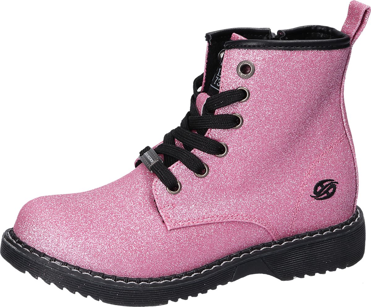 Levně Dockers by Gerli Růžové třpytivé boty Dětské boty růžová