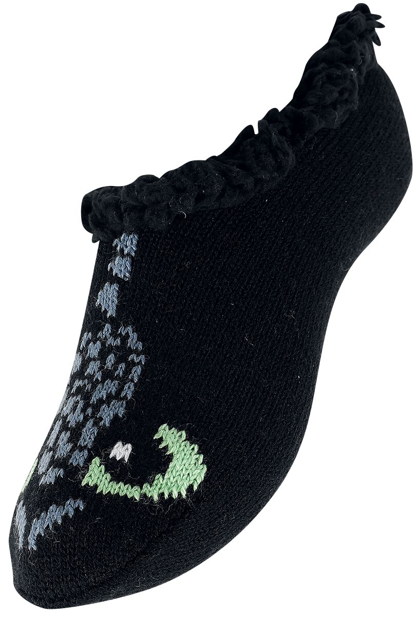 How to Train Your Dragon Toothless Socks black