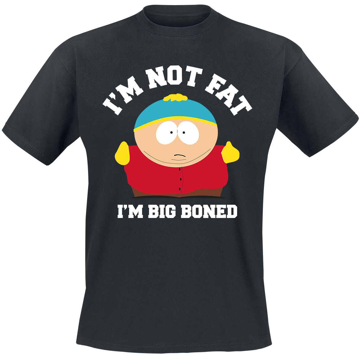 Levně South Park I'm Not Fat, I'm Big Boned! Tričko černá