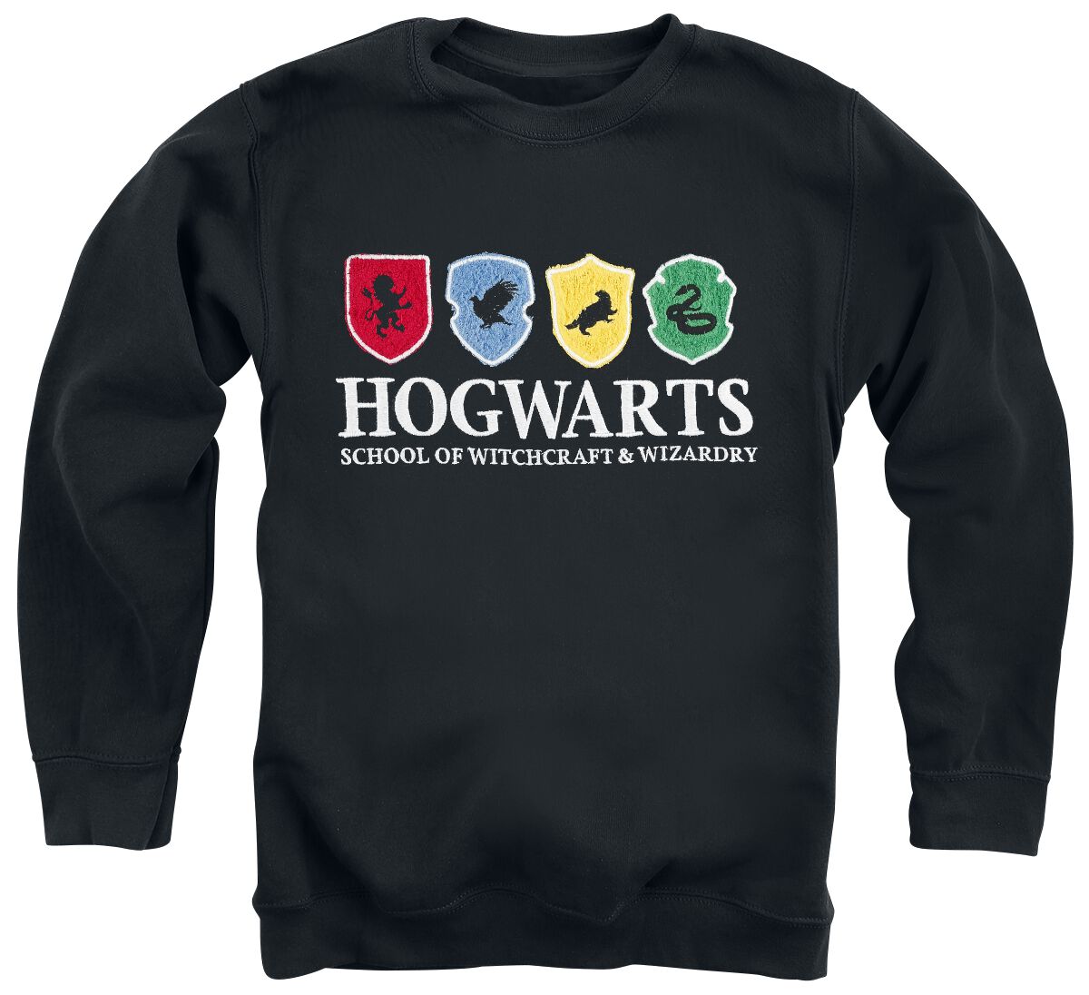 Sweat-Shirt de Harry Potter - Enfants - Poudlard - 116 à 128 - pour filles & garçonse - noir