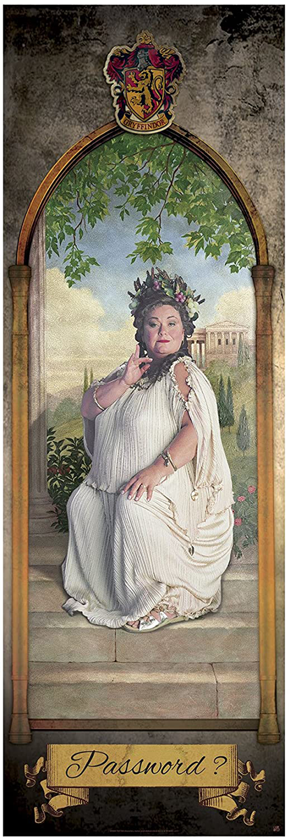 Harry Potter - The Fat Lady - Türposter - Poster - multicolor