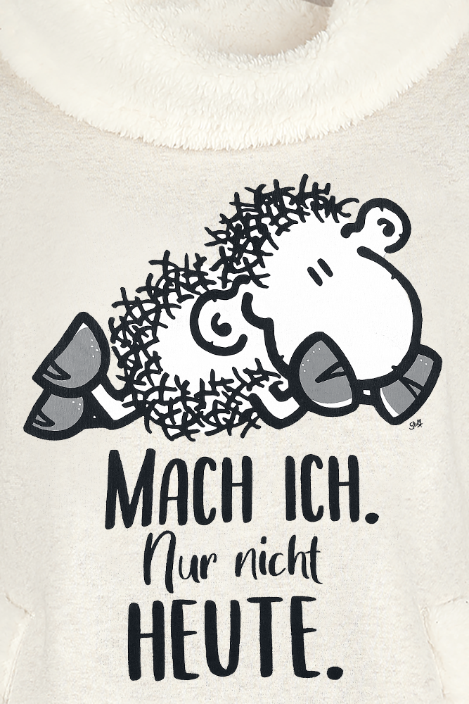 sheepworld Mach ich. Nur nicht heute. Sweatshirt beige meliert