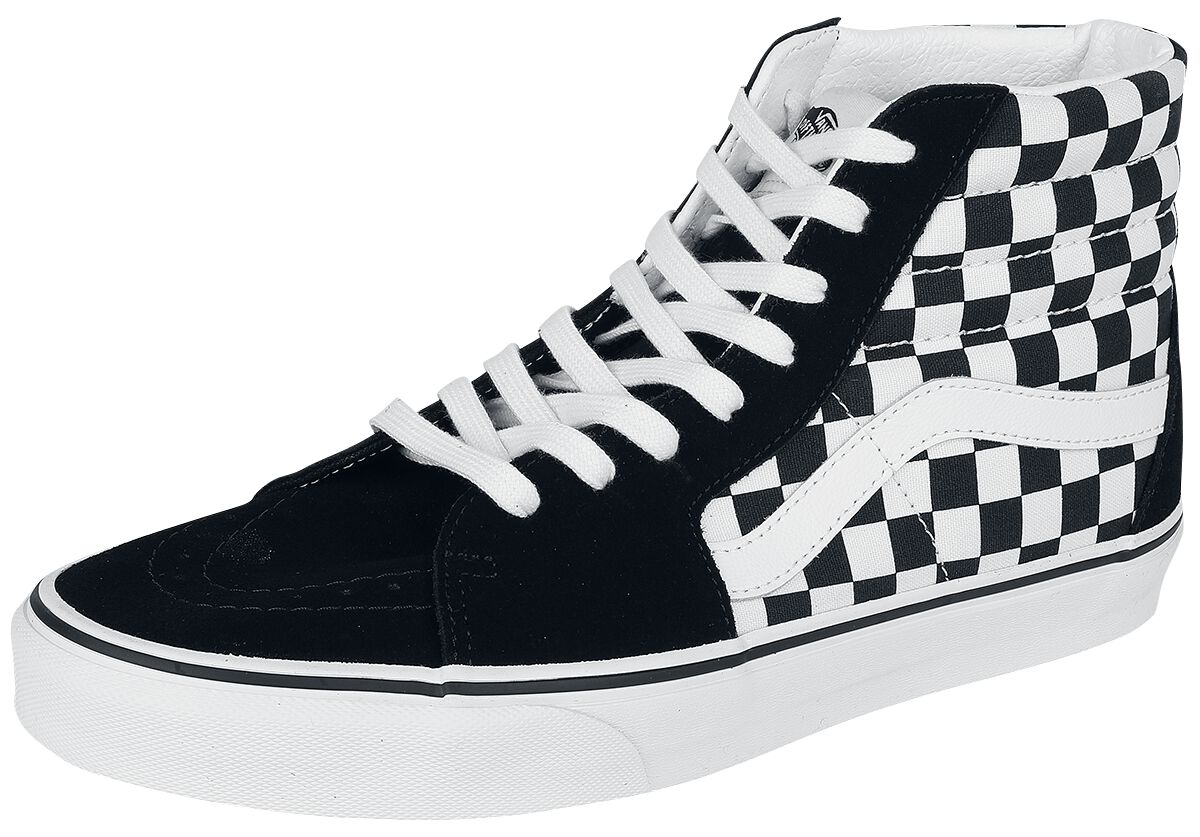 Vans Sneaker high - SK8-Hi Checkerboard - EU37 bis EU47 - Größe EU47 - schwarz/weiß