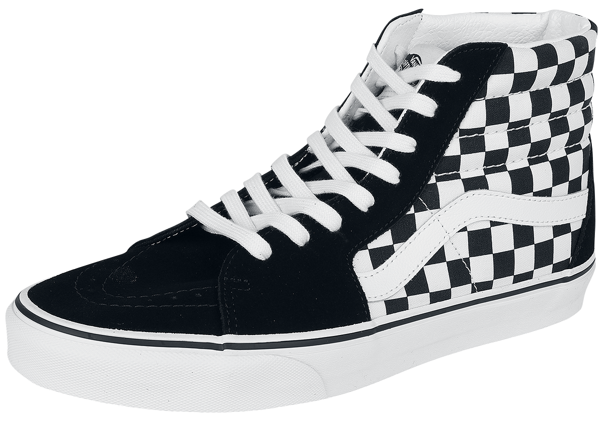 Vans - SK8-Hi Checkerboard - Sneaker high - schwarz| weiß