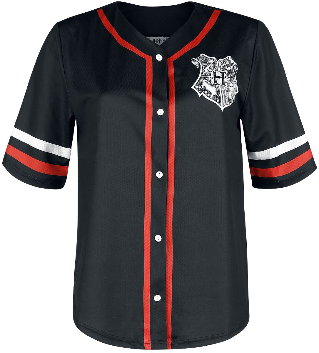 Harry Potter Hogwarts Trikot schwarz rot weiß Harry Potter Hogwarts Trikot schwarz rot weiß