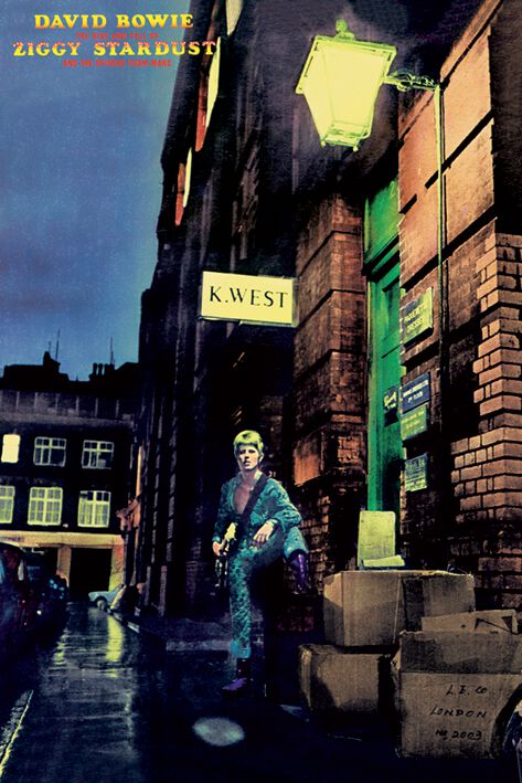 Levně David Bowie Ziggy Stardust plakát vícebarevný