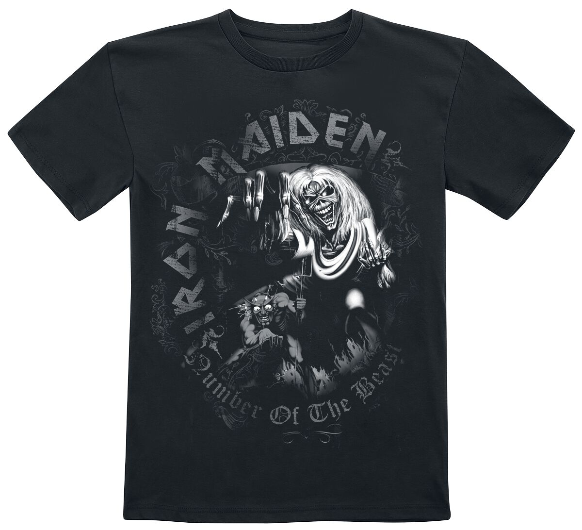 Image of T-Shirt di Iron Maiden - Kids - NOTB - 104 a 152 - ragazzi & ragazze - nero