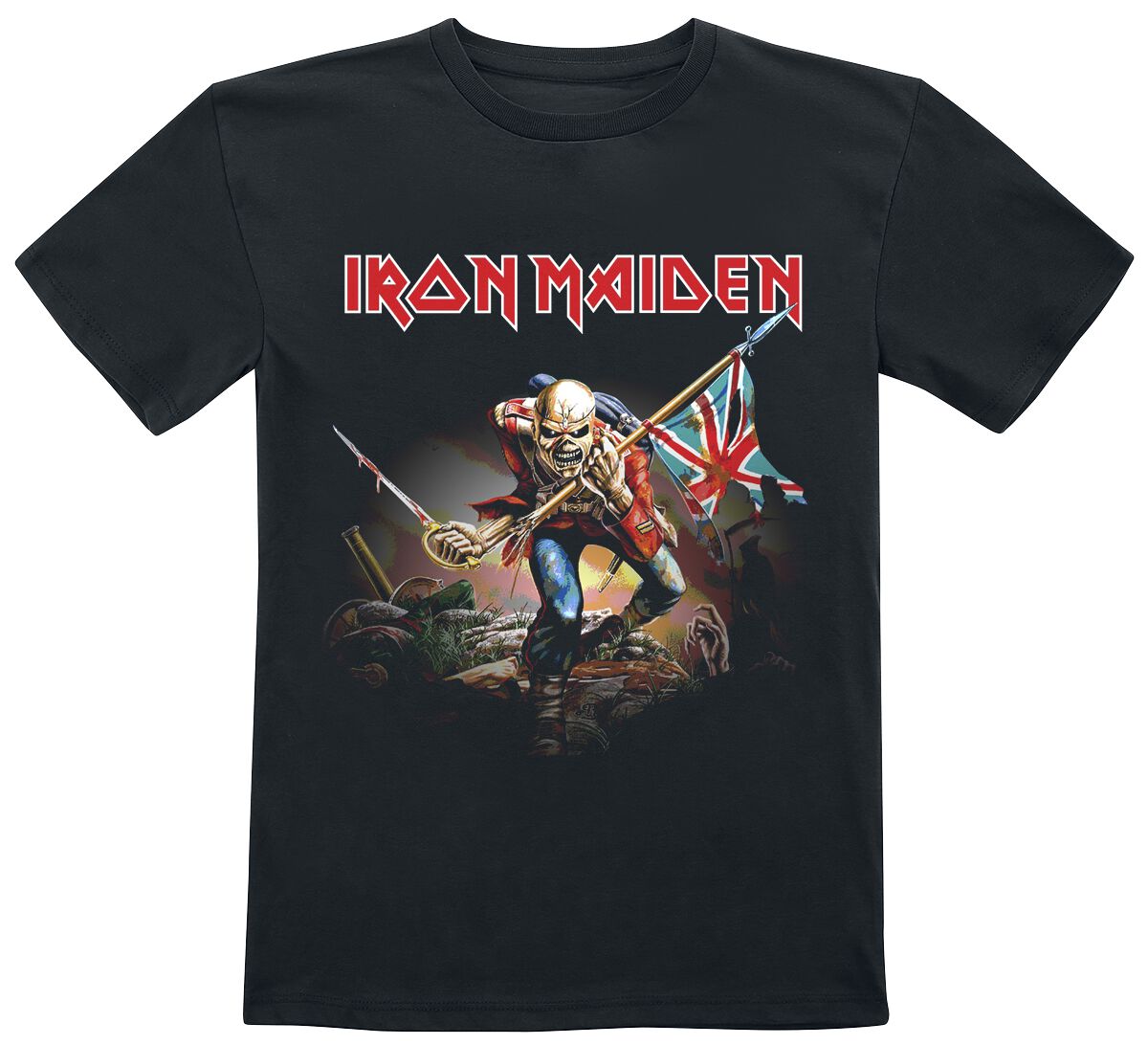 Image of Iron Maiden Kids - Trooper Kinder-Shirt schwarz