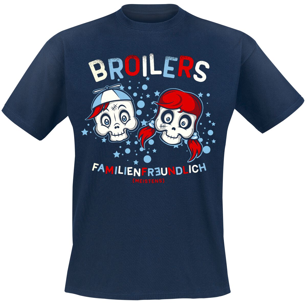 Image of Broilers Familienfreundlich T-Shirt navy