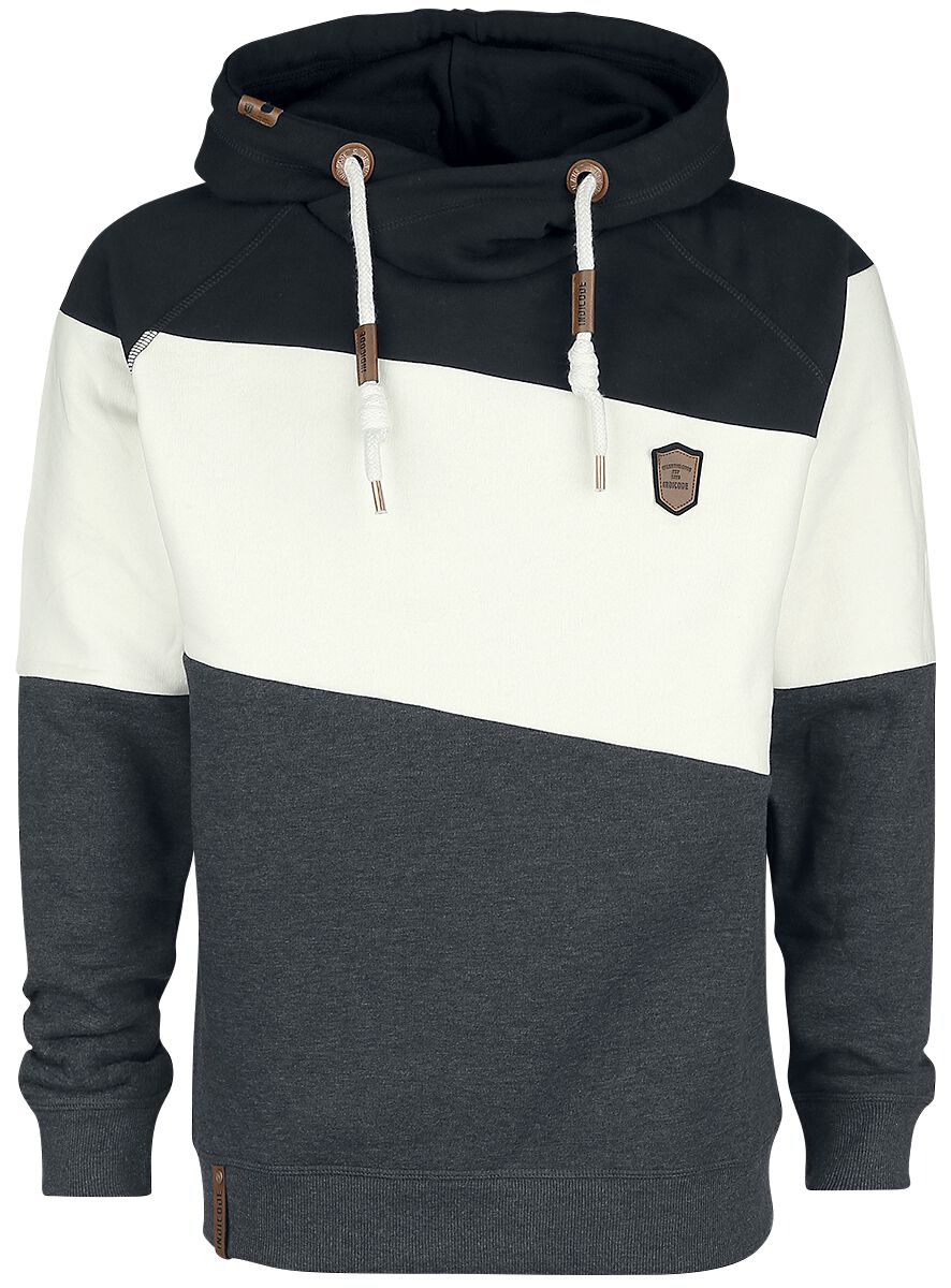 Indicode Pessac Kapuzenpullover schwarz