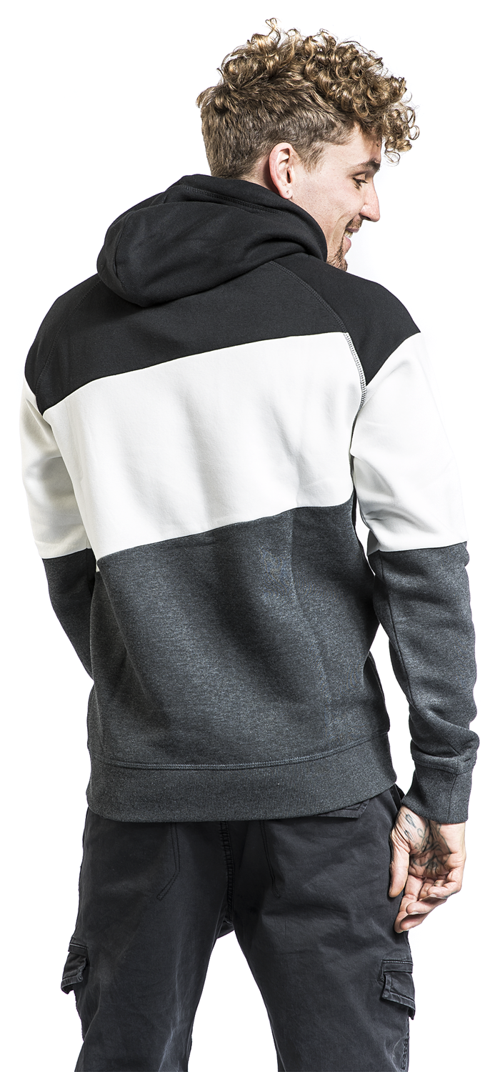 Indicode Pessac Kapuzenpullover schwarz