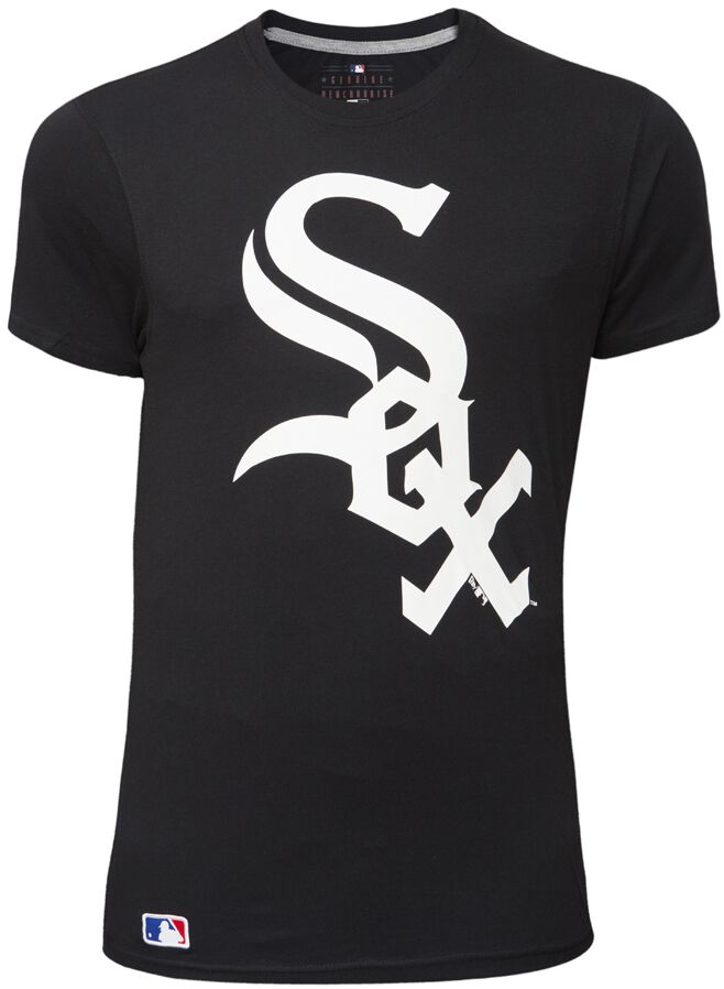 New Era - MLB T-Shirt - Chicago White Sox - S bis M - für Männer - Größe S - schwarz
