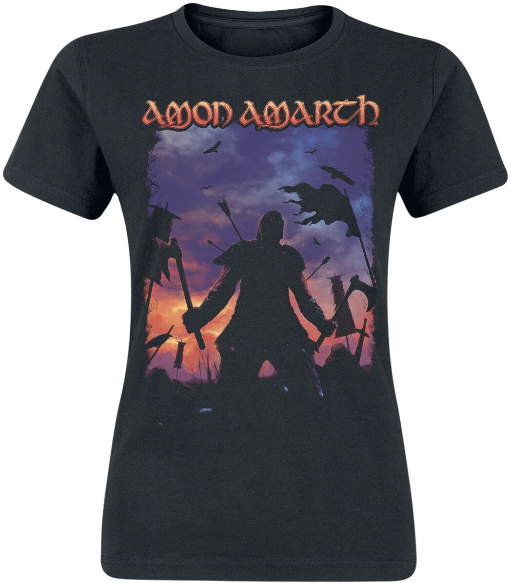Image of Amon Amarth We Will Never Die Girl-Shirt schwarz