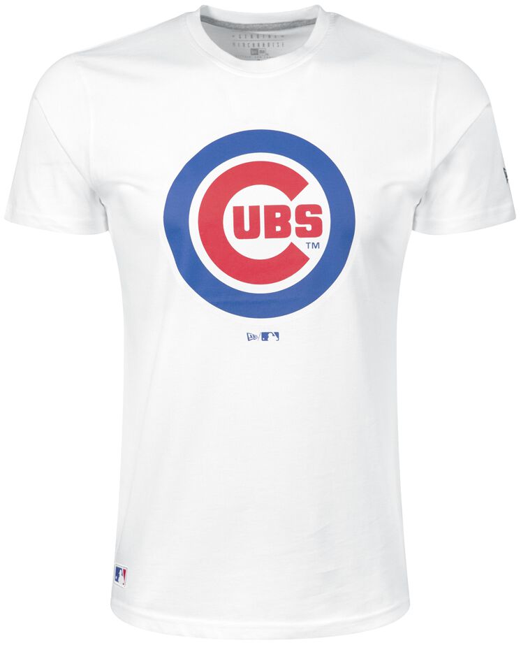 New Era - MLB T-Shirt - Chicago Cubs - S bis XXL - für Männer - Größe M - weiß