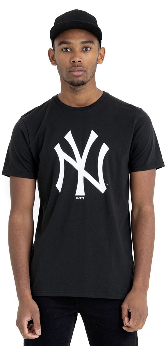 New Era - MLB T-Shirt - New York Yankees - S bis M - für Männer - Größe S - schwarz