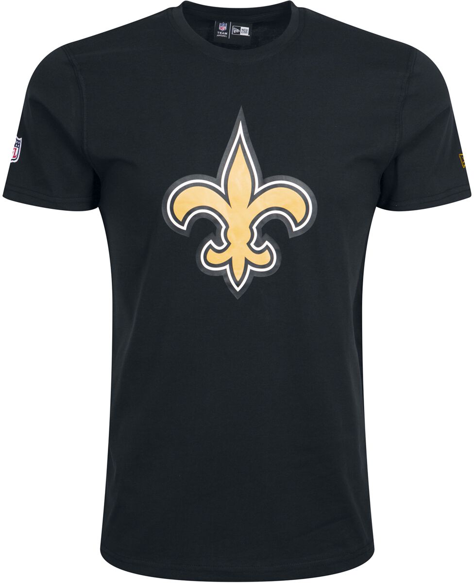 New Era - NFL T-Shirt - New Orleans Saints - S bis 3XL - für Männer - Größe M - schwarz