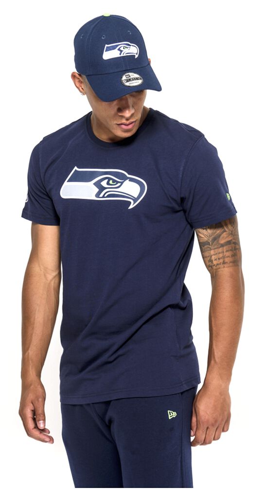 New Era – NFL T-Shirt – Seattle Seahawks – S bis 3XL – für Männer – Größe 3XL – blau