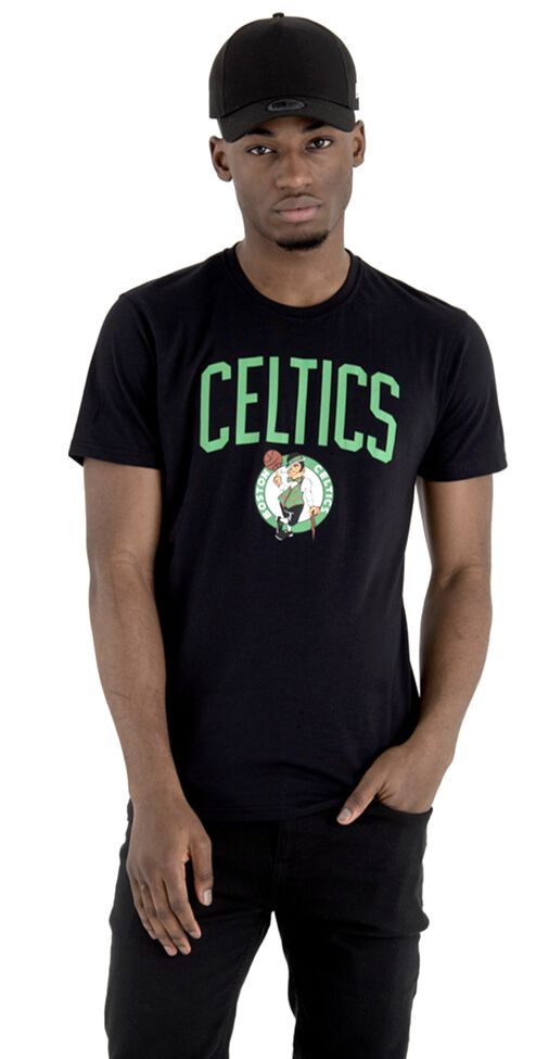 New Era – NBA T-Shirt – Boston Celtics – S bis 3XL – für Männer – Größe S – schwarz
