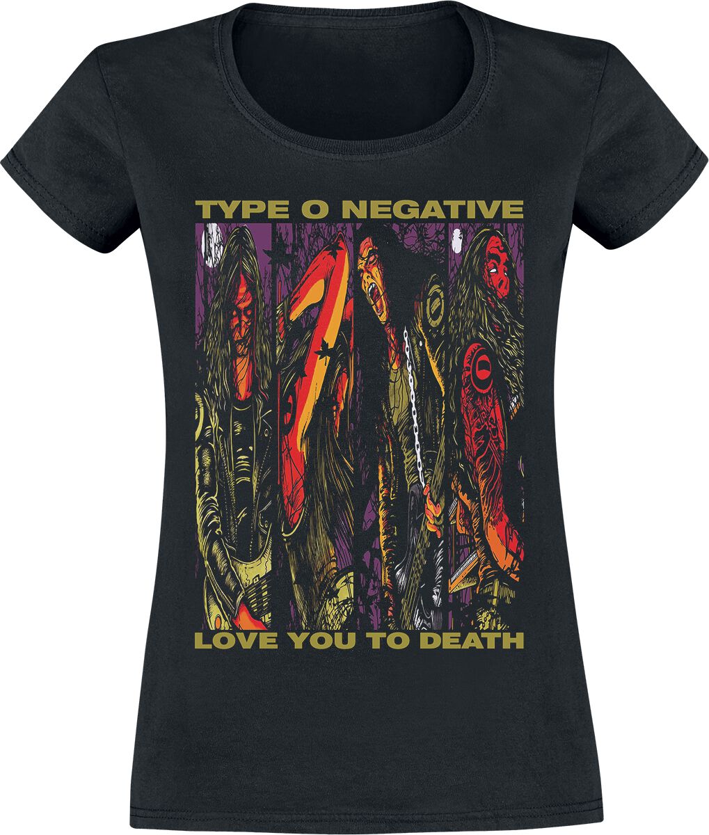 Image of Type O Negative Love You To Death Girl-Shirt schwarz