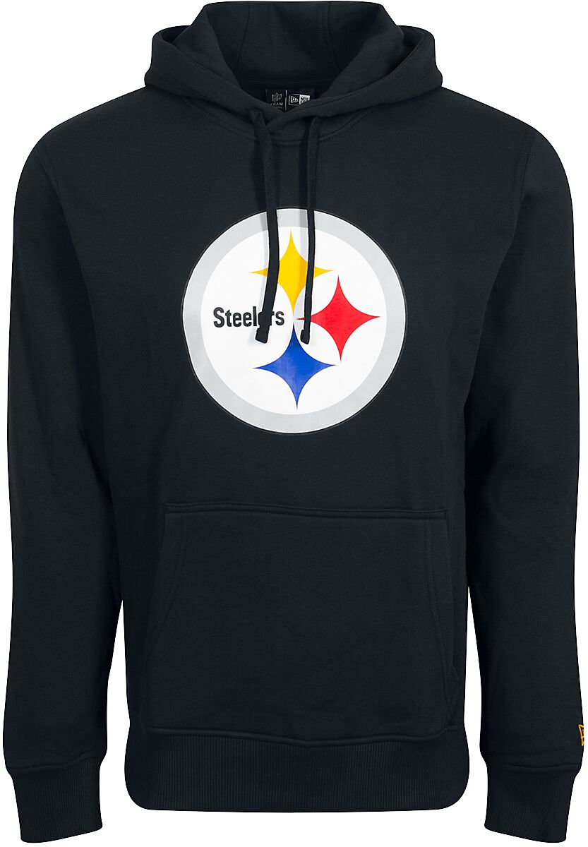 New Era - NFL Kapuzenpullover - Pittsburgh Steelers - S bis XL - für Männer - Größe S - schwarz