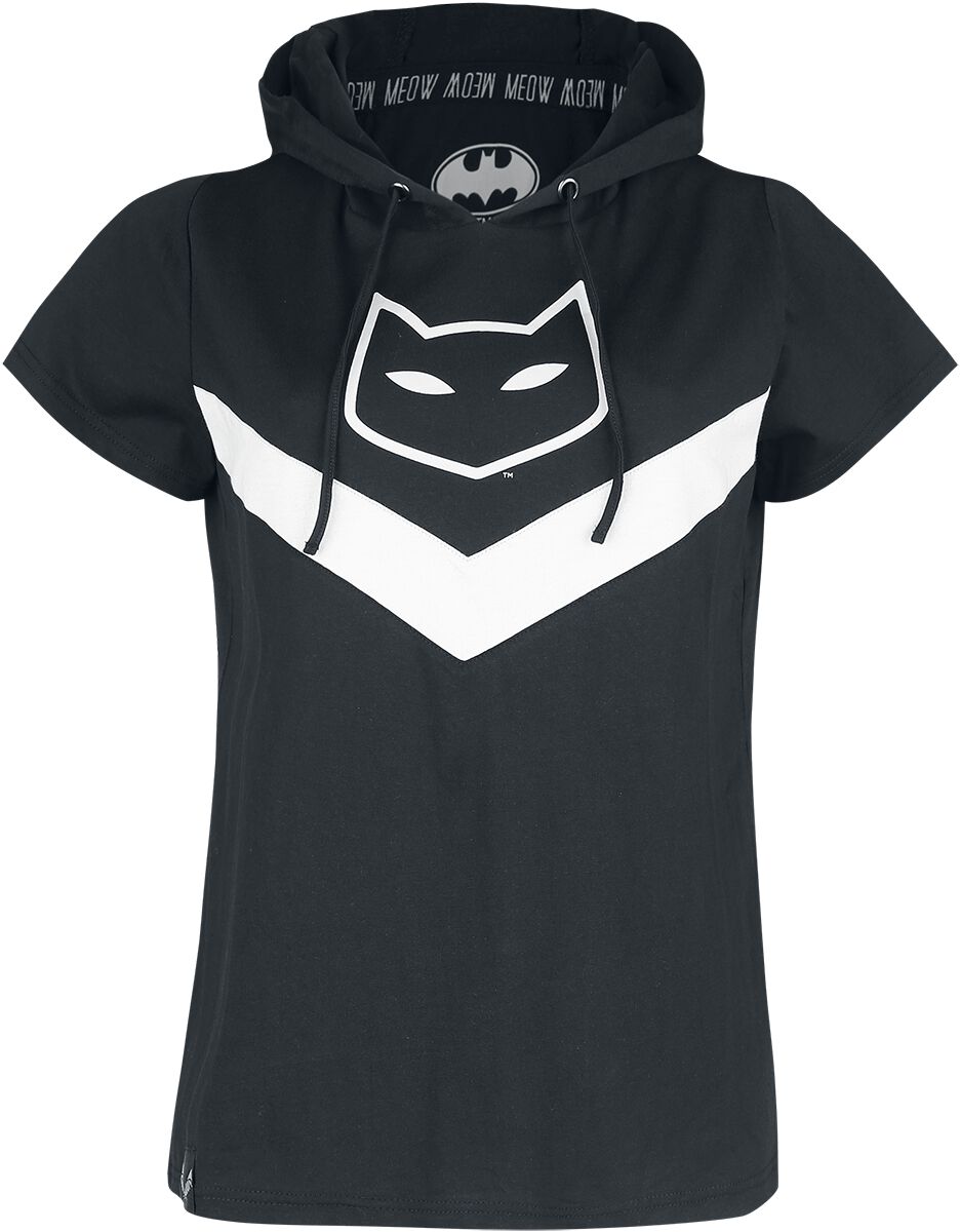 T-Shirt Manches courtes de Batman - Catwoman - S à M - pour Femme - noir