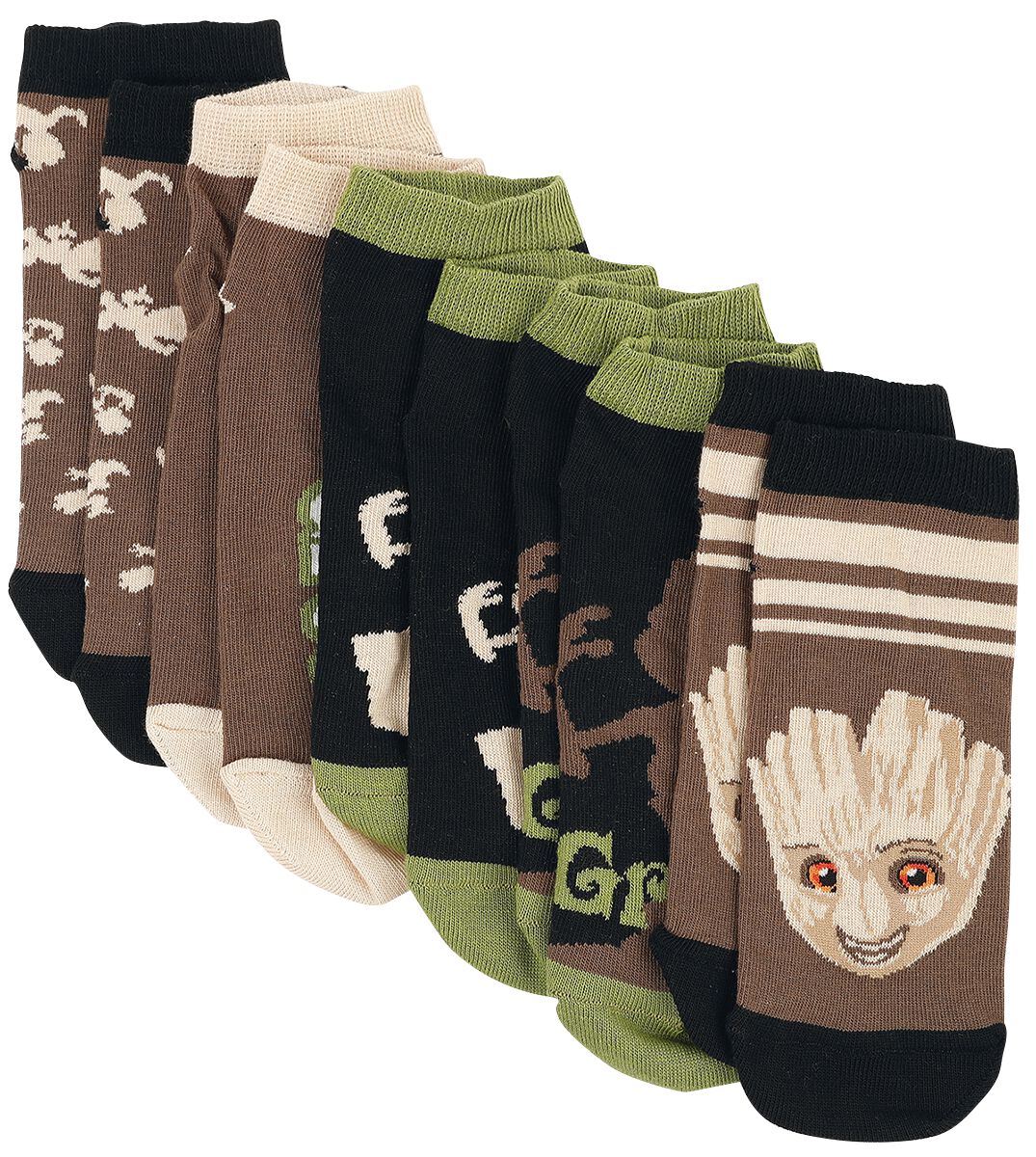 Image of Guardians Of The Galaxy Groot Socken multicolor