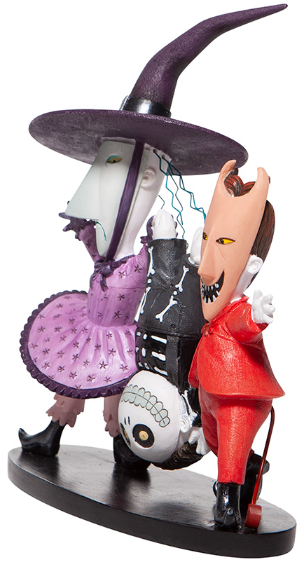 The Nightmare Before Christmas - Disney Statue - Lock, Shock & Barrel Couture de Force   - Lizenzierter Fanartikel