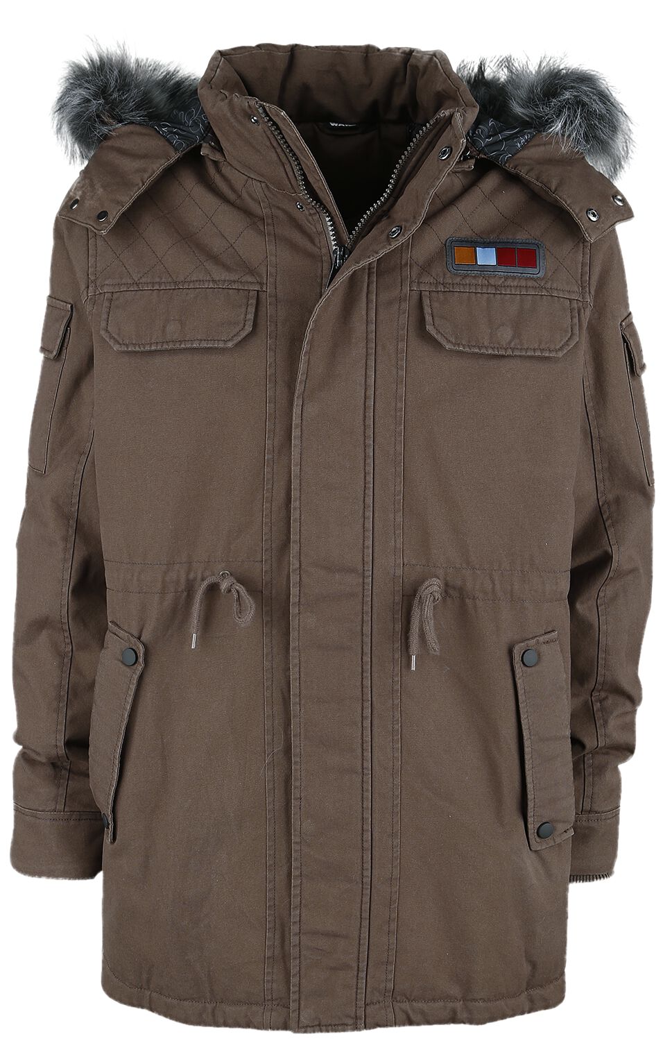 Levně Star Wars Han Solo Cosplay Zimní bunda tmavě hnedá