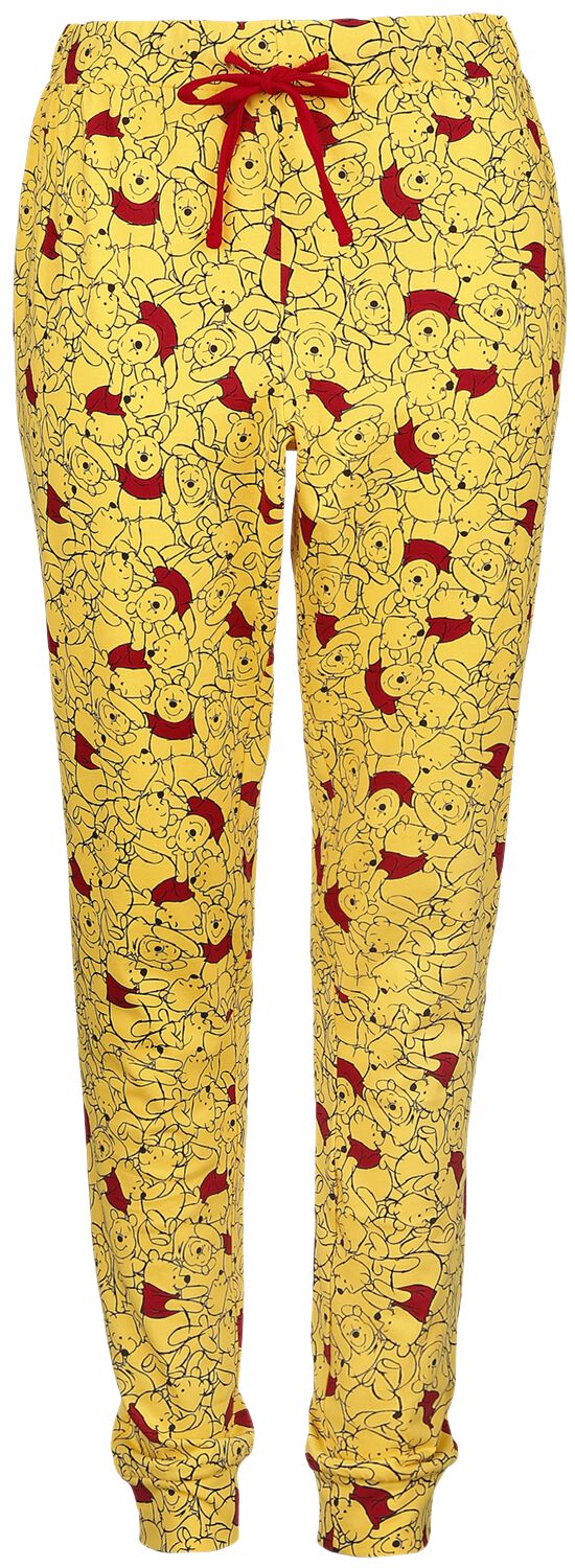 Bas de pyjama Disney de Winnie L'Ourson - Free Hugs - S à XL - pour Femme - jaune