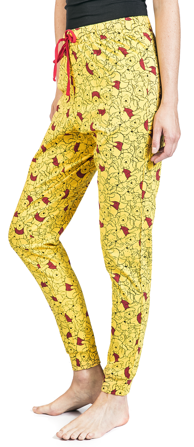 Winnie The Pooh Free Hugs Pyjama-Hose gelb