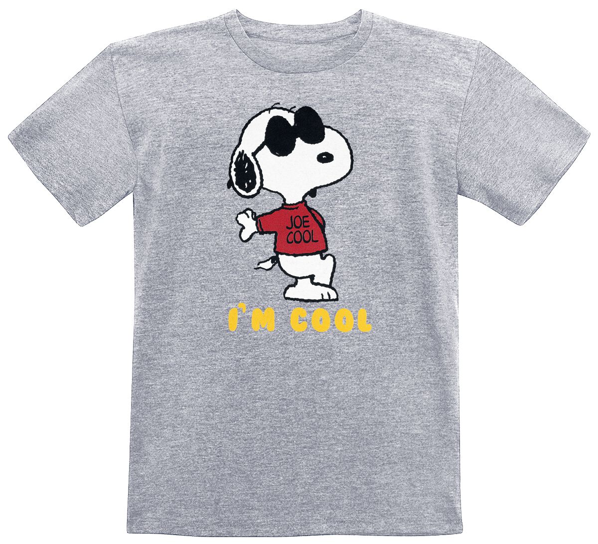 Peanuts Kids - I'm Cool T-Shirt mottled grey