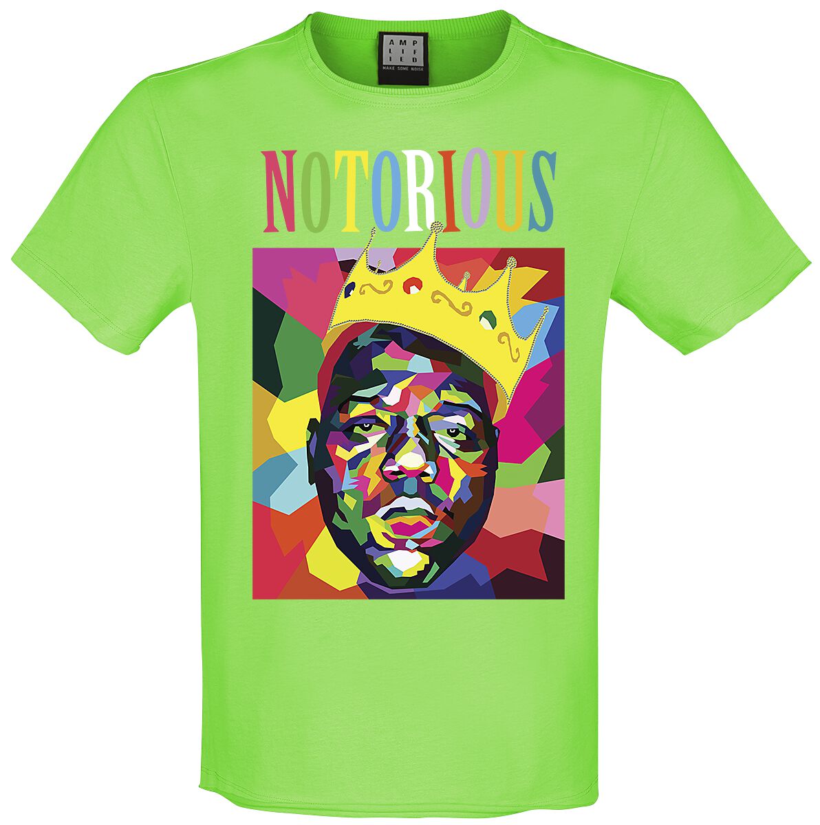 Image of Notorious B.I.G. Amplified Collection - Geo Crown T-Shirt grün