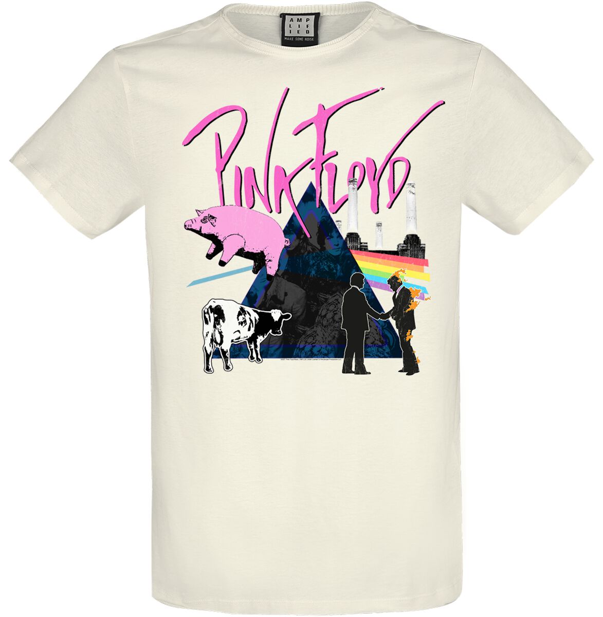 Image of Pink Floyd Amplified Collection - The Greats T-Shirt beige