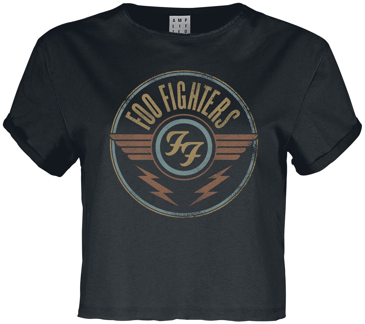 T-Shirt Manches courtes de Foo Fighters - Amplified Collection - Air - XS à XXL - pour Femme - anthr