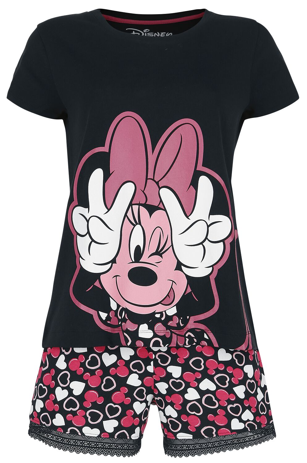 Pyjama Disney de Mickey & Minnie Mouse - Minnie - S à M - pour Femme - allover